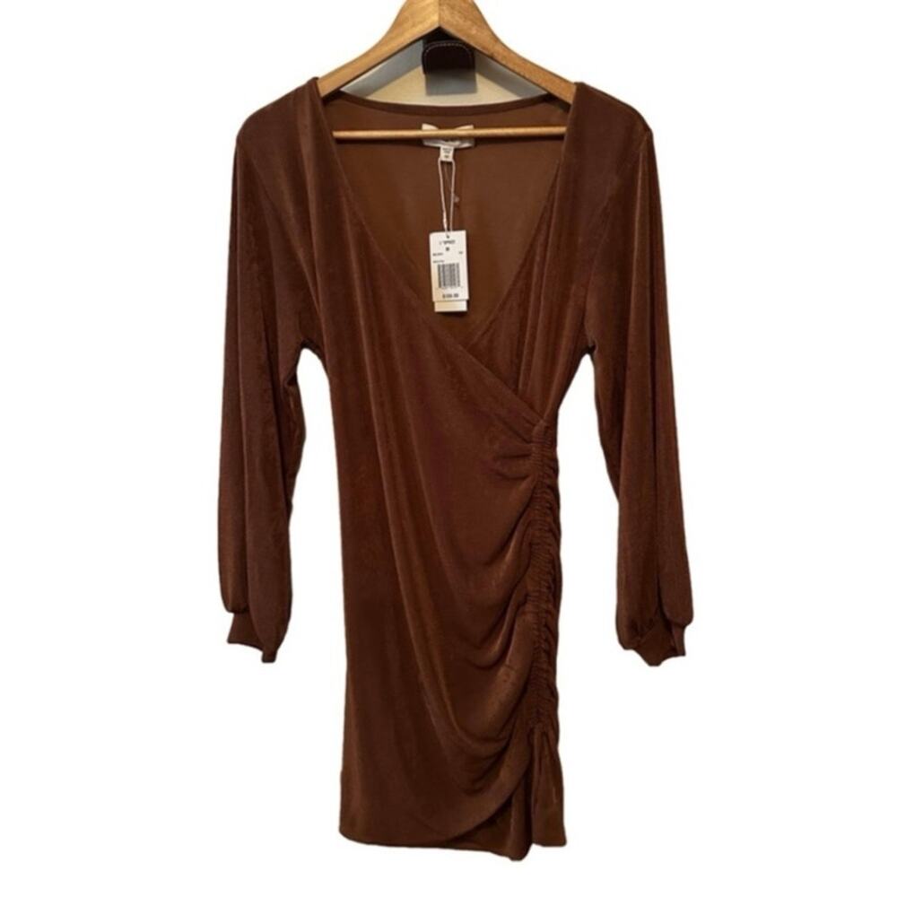 L Space Melissa Dress Coffee Brown Medium NWT